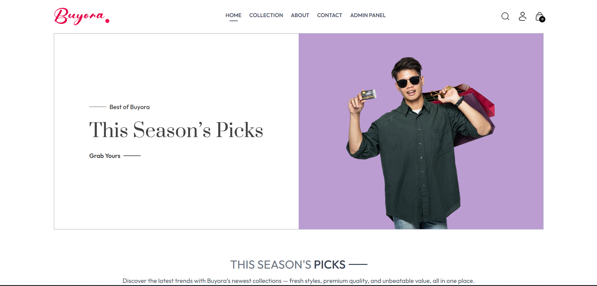 Buyora – Full-Stack E-Commerce Web Application